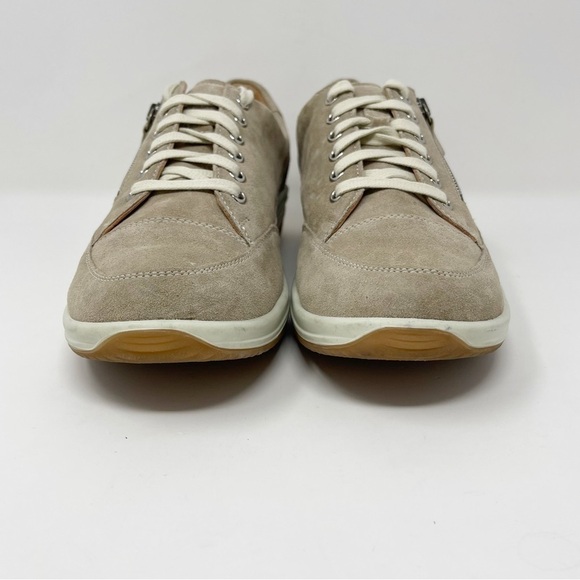 Ganter Gisa 7 Aktiv Taupe Nubuck Zip Rocker Black - Picture 3 of 10